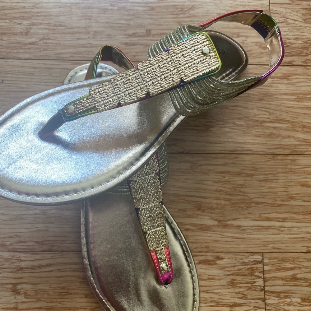 Rainbow 🌈 Sandals - Picture 2 of 9